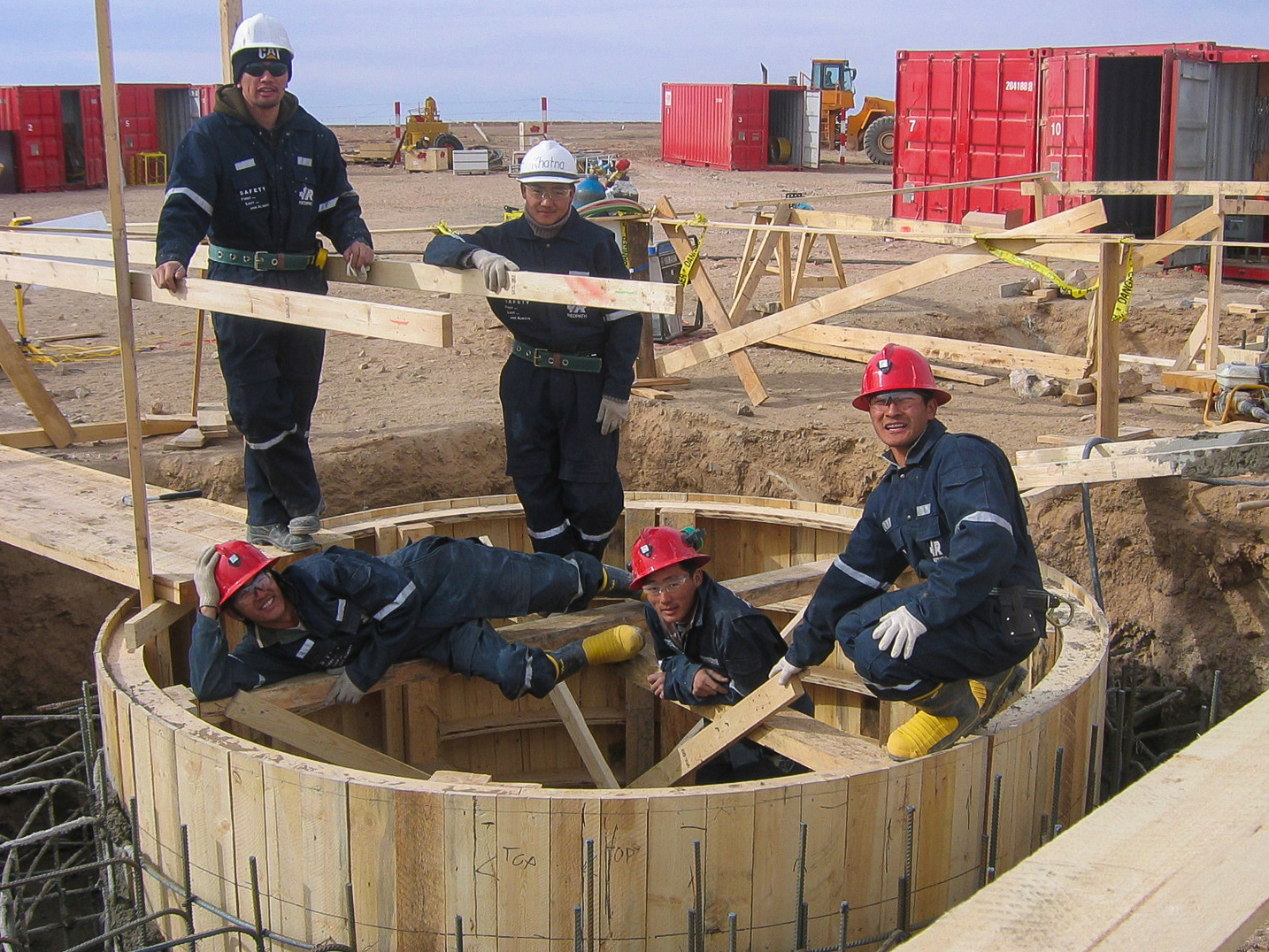 Working at the mine